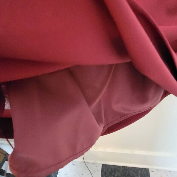 J Crew Bell-sleeve Sheath Tunic Dress Dark Cranberry Wine Red 4 - Picture 4 of 4